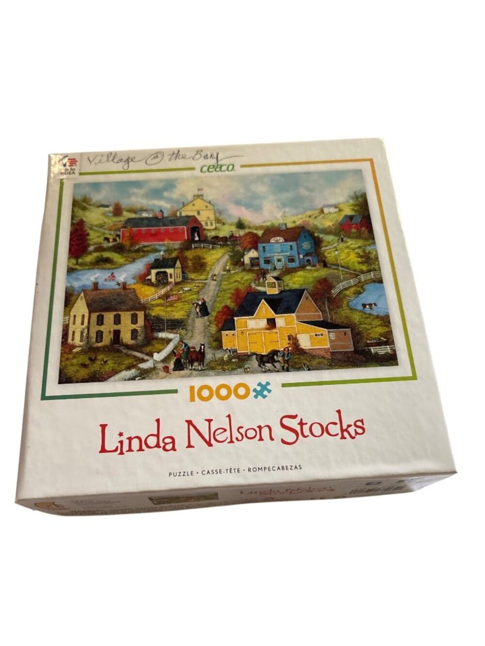 Village At The Bay 1000-Piece Jigsaw Puzzle By Ceaco Linda Nelson Stocks